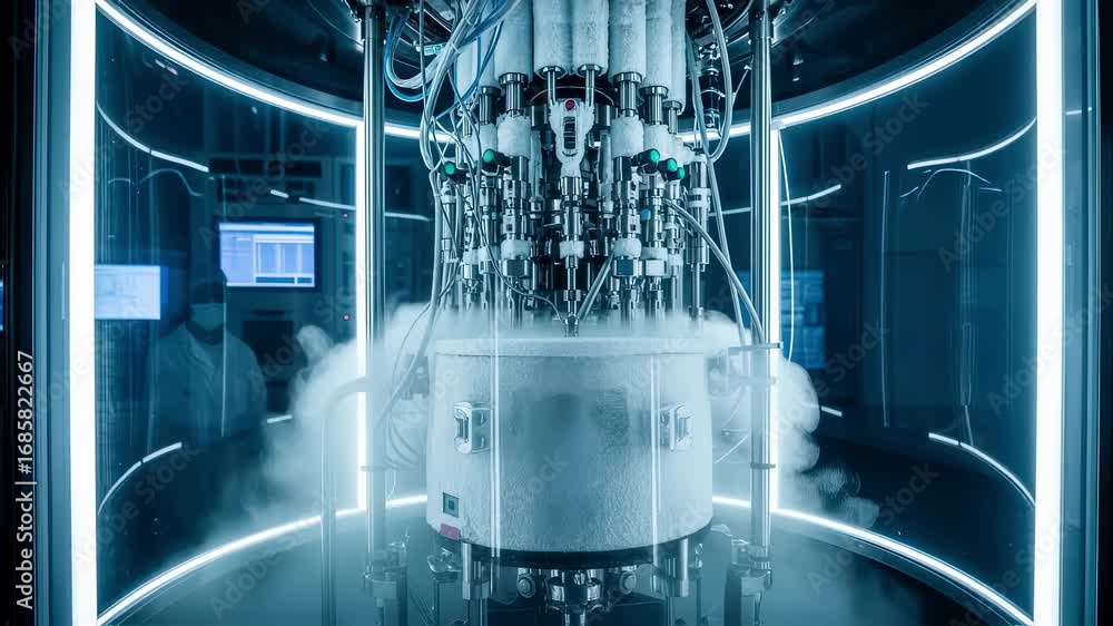 Ambient environment chamber housing a cryogenic valve endurance test ...