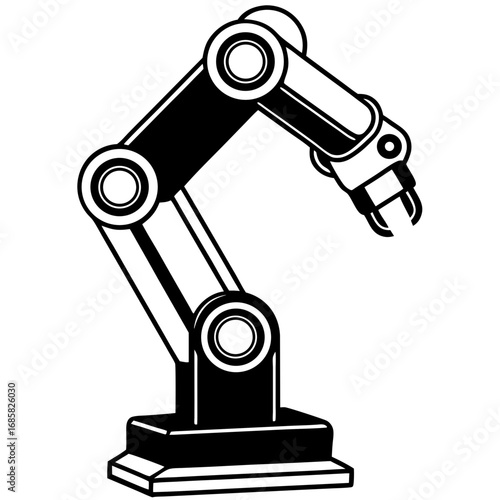 vector illustration of a microscope