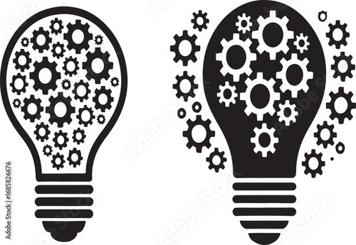 Gear Lightbulb Concept