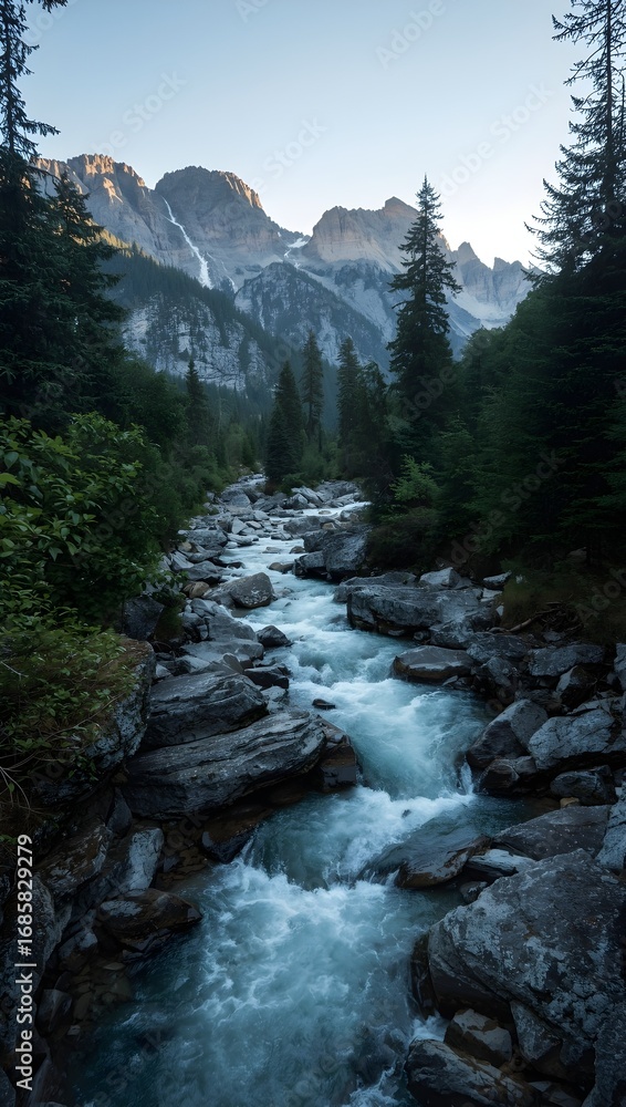 Obraz premium a beautiful waterfall