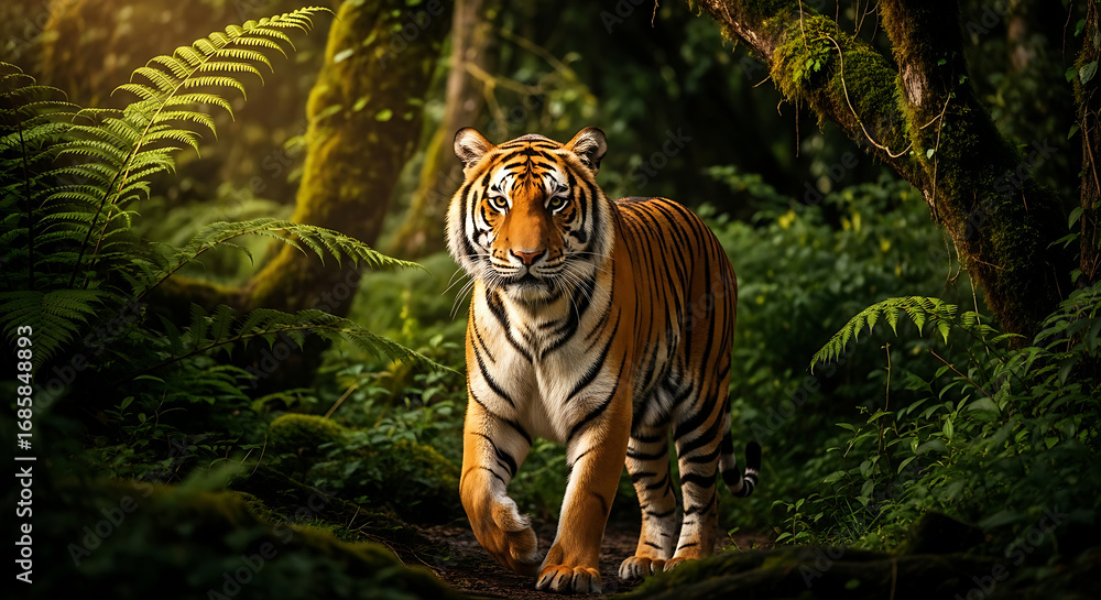 Fototapeta premium tiger in the zoo