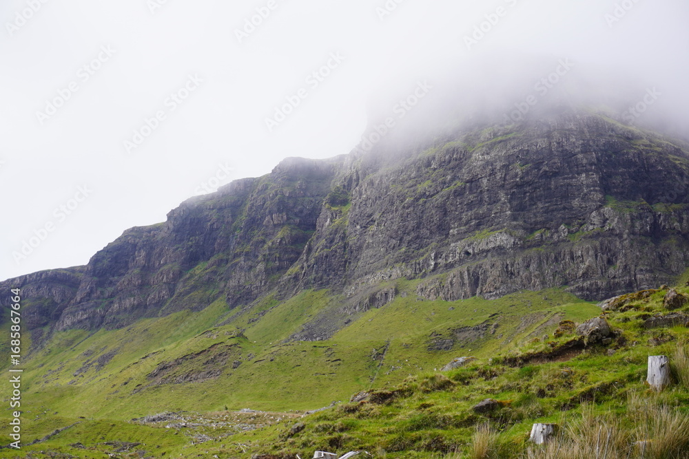 Fototapeta premium mountain landscape with fog