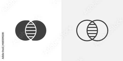 Opacity icon set for ui designs on white background