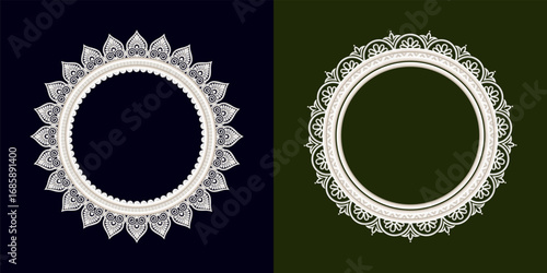 Durga Puja Offer Banner with Arch, Background Frame, and Decorative Border Featuring Goddess Durga, Happy Durga Puja Message, Sale, Discount Tags, and Promotion for Navratri, Diwali