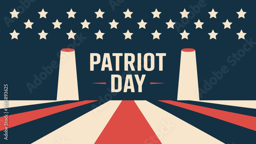 Patriot day stars stripes memorial american flag patriotic holiday event usa honor
