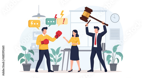 Conflict and Disagreement in the Workplace - Business Dispute