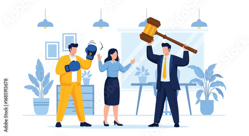Conflict and Disagreement in the Workplace - Business Dispute
