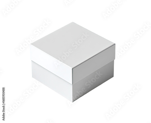 Blank white square gift box (3)