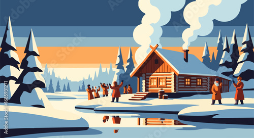 A Russian Banya New Year Celebration