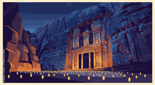 Contemplative New Year's Eve in Petra, Jordan