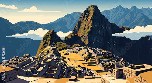 Quiet New Year's Morning at Machu Picchu