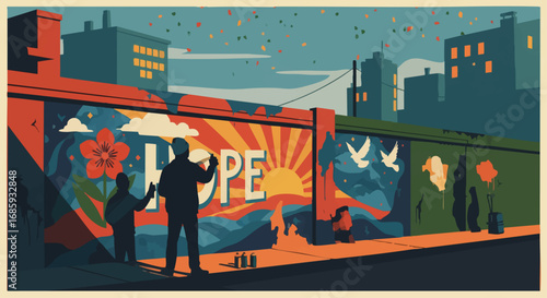 Street Art for a New Year's Hope