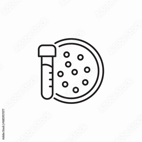 blood test icon sign vector