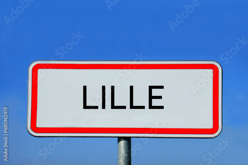 Ortsschild Lille