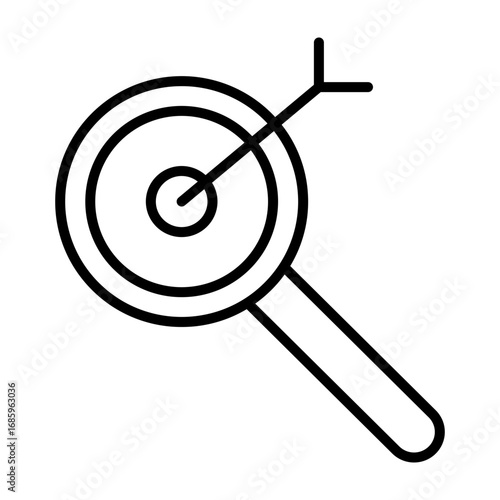 Niche vector line icon design