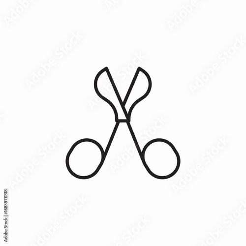 small scissors icon sign vector