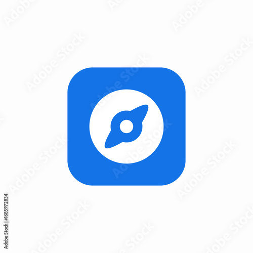 compass navigation icon sign vector