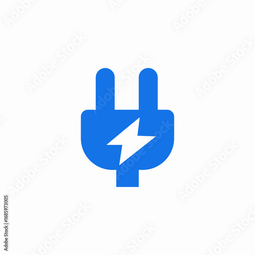 electric power icon sign vector