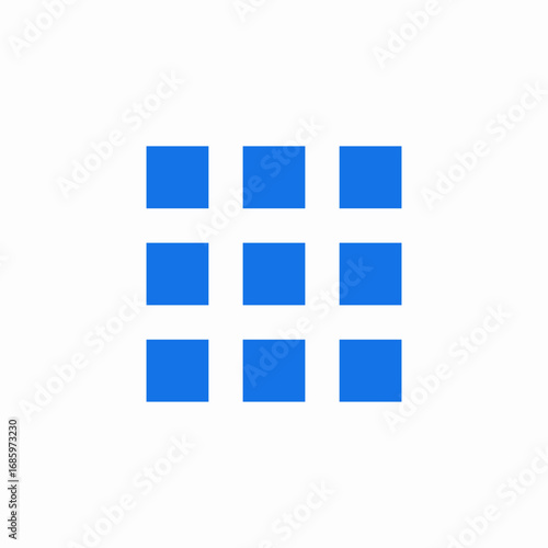 landline buttons icon sign vector