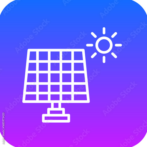 Solar Panel Vector Icons