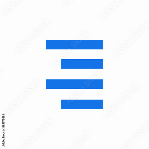 right side essay icon sign vector
