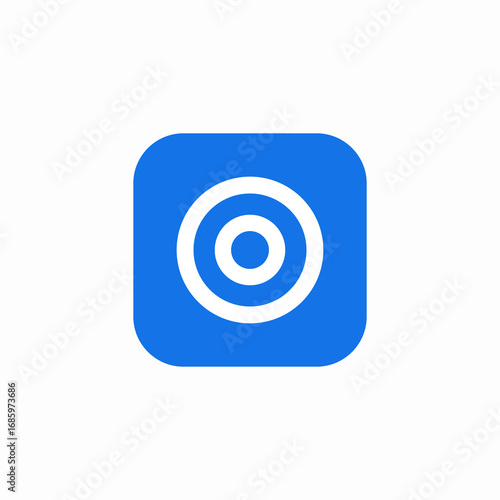 target preparation icon sign vector