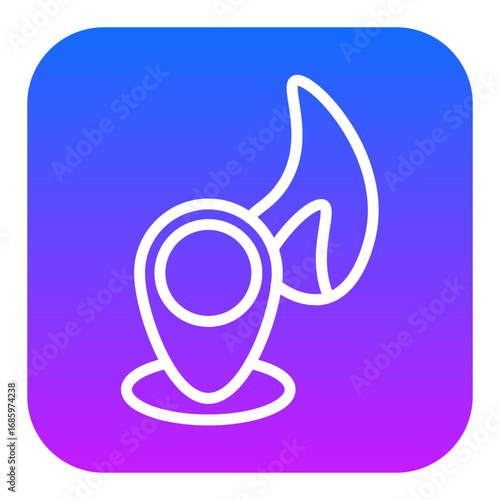 Fire Location Vector Icons