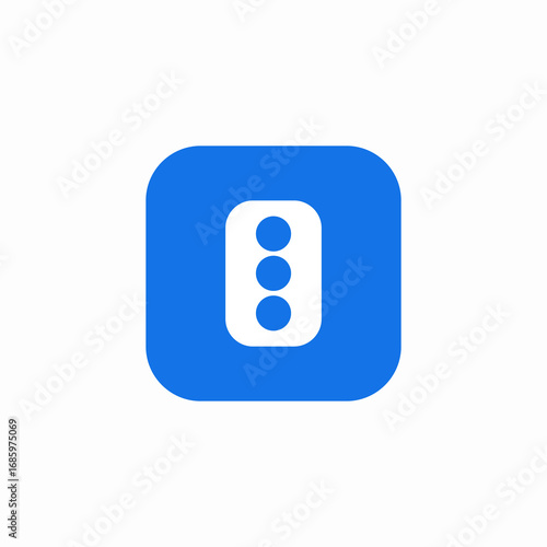 lights traffic icon sign vector