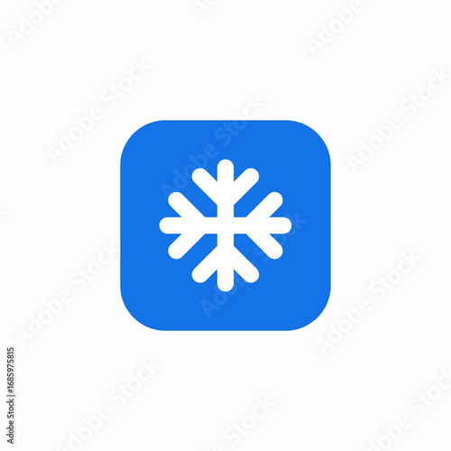 snowy weather icon sign vector