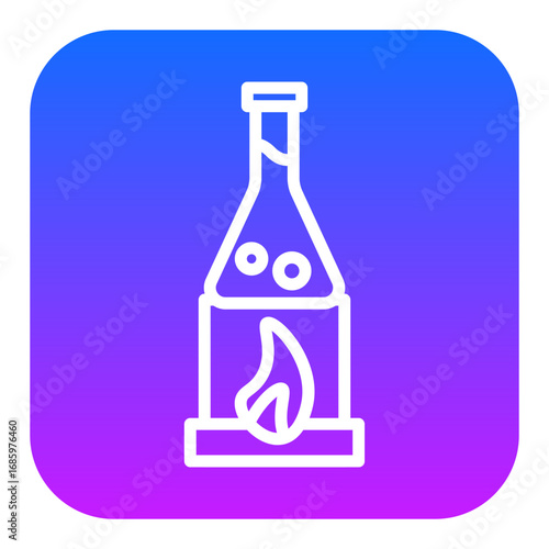 Burning Flask Vector Icons