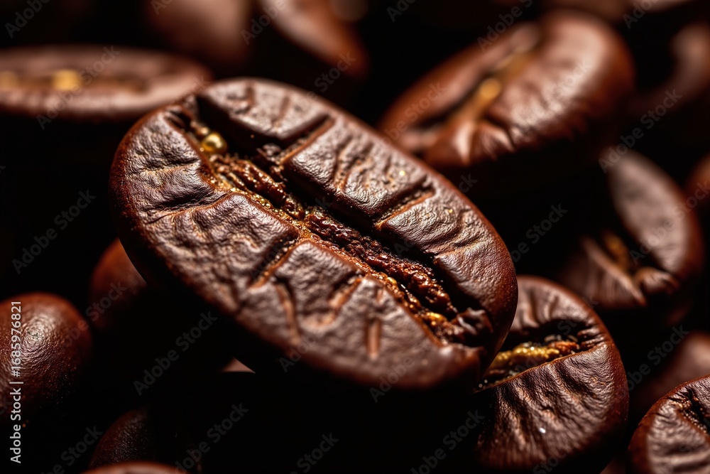 Obraz premium Coffee Bean Surface