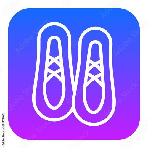 Ballet Shoes Vector Icons