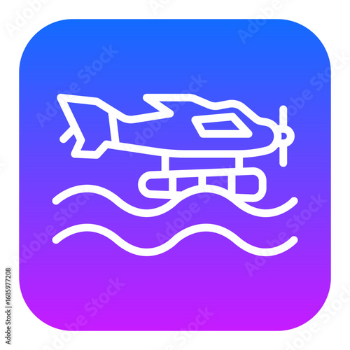 Seaplane Vector Icons