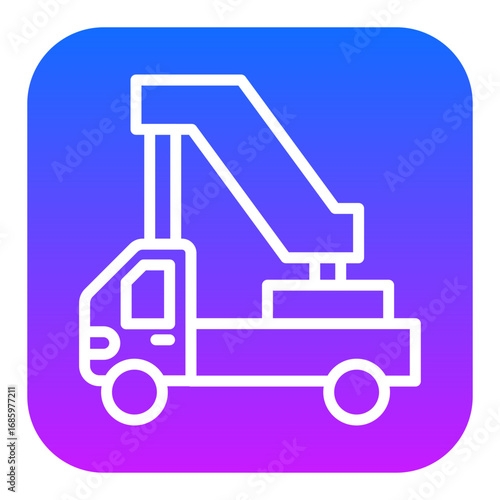 Ladder Truck Vector Icons