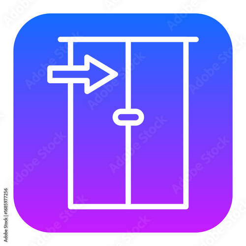 Exit Door Vector Icons