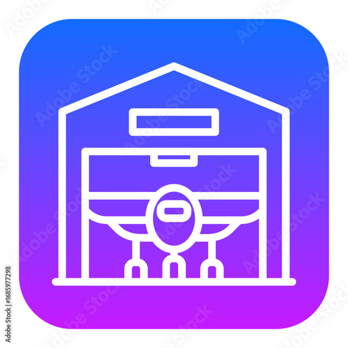Hangar Vector Icons