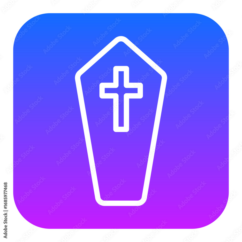 Obraz premium Coffin Vector Icons