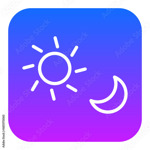 Day and Night Vector Icons
