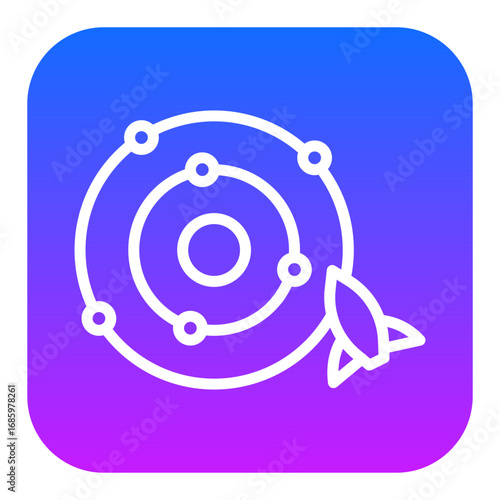 Space Orbit Vector Icons