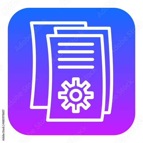 Industry Documents Vector Icons