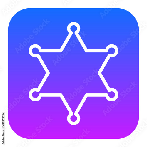 Sheriff Badge Vector Icons