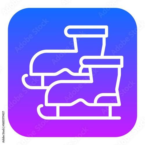 Ice Skate Vector Icons