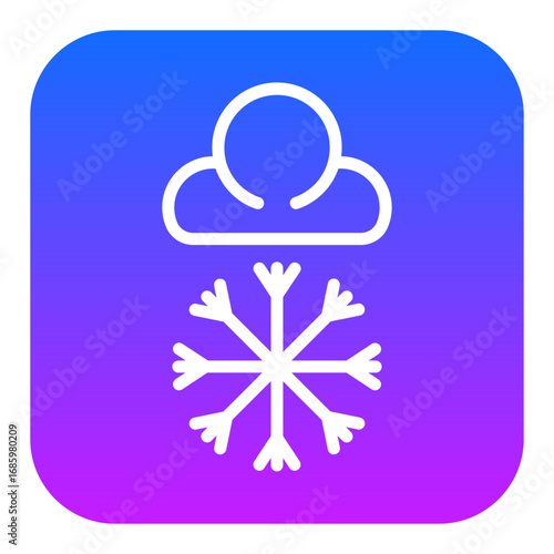 Heavy Snow Vector Icons