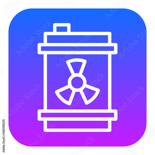 Nuclear Waste Vector Icons