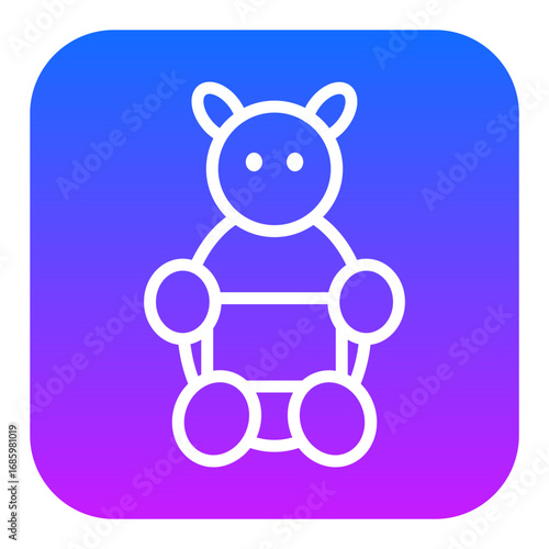Teddy Bear Vector Icons