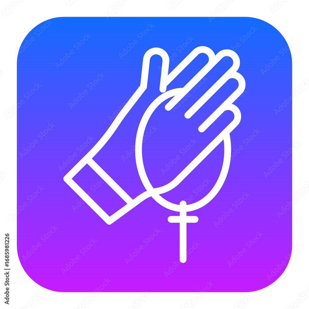 Obraz premium Pray Vector Icons