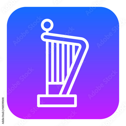 Harpist Vector Icons
