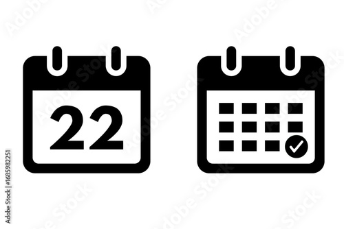 Set of calender icon, time, schedule, meeting, appointment, vector calendar icon