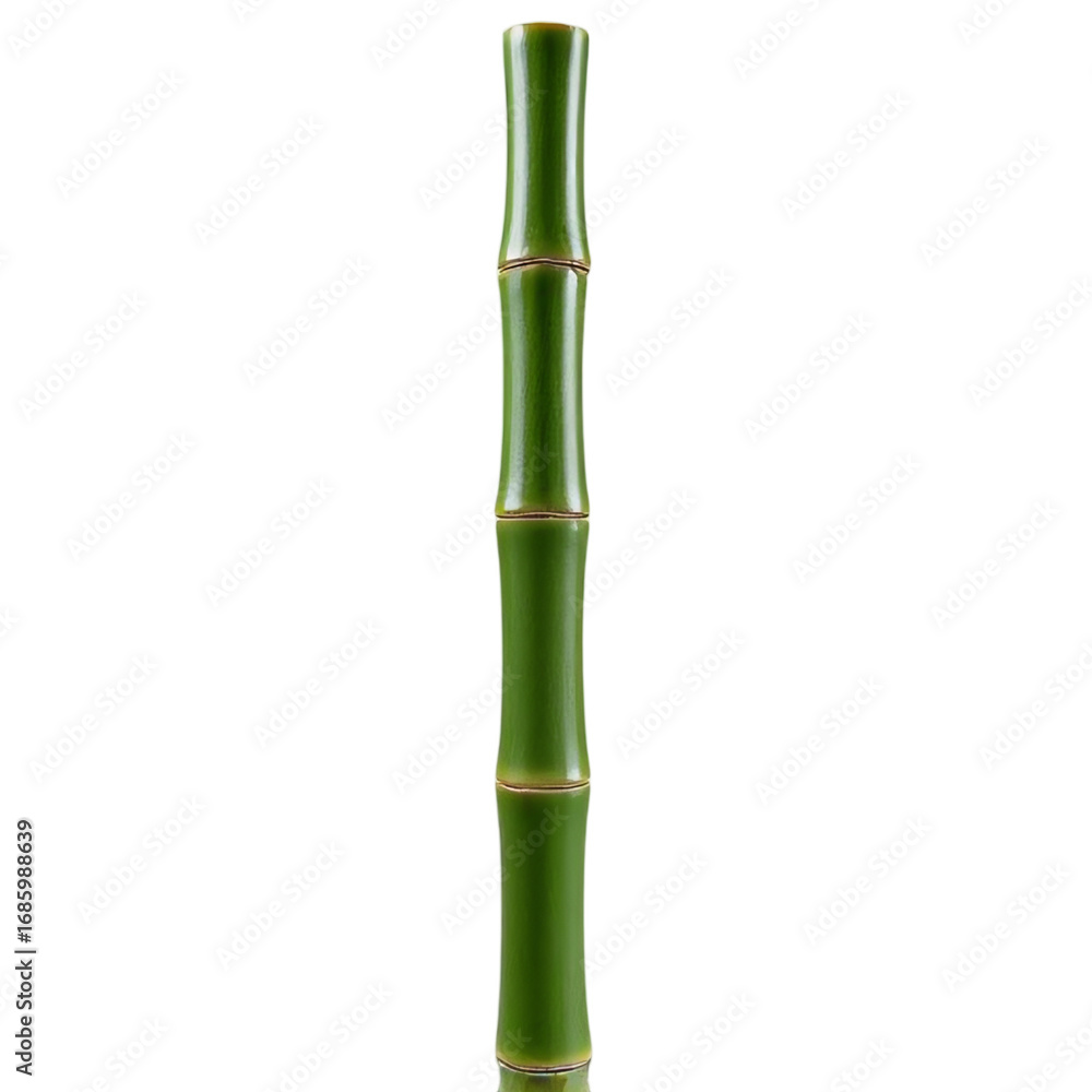 Fototapeta premium Tall bamboo stem isolated