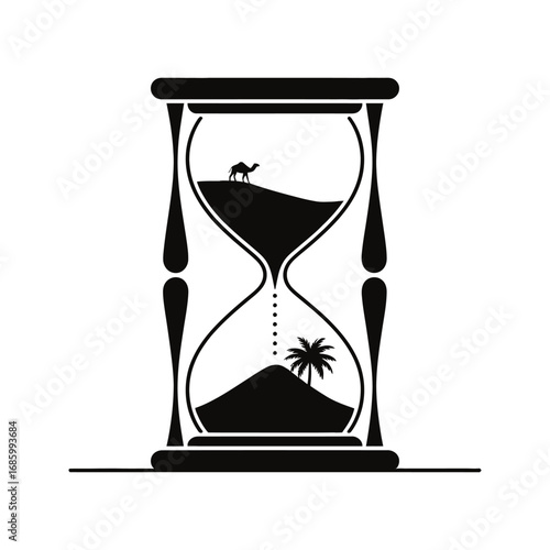 Minimalist continuous line single subject minimalist subject in black and white vector outline, modern silhouette, isolated Variant 14.